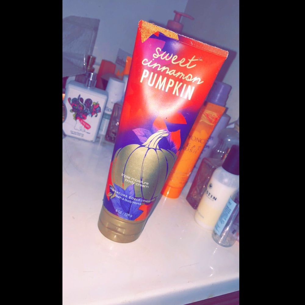 Bath and body works. Sweet cinnamon pumpkin